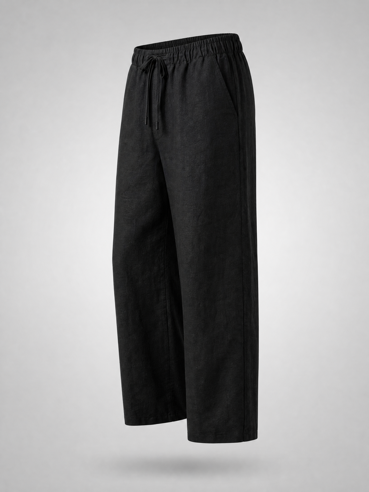 Black Linen Trousers