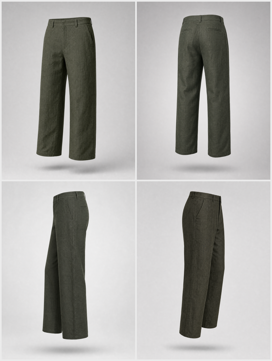 Lenin Trousers -Olive-