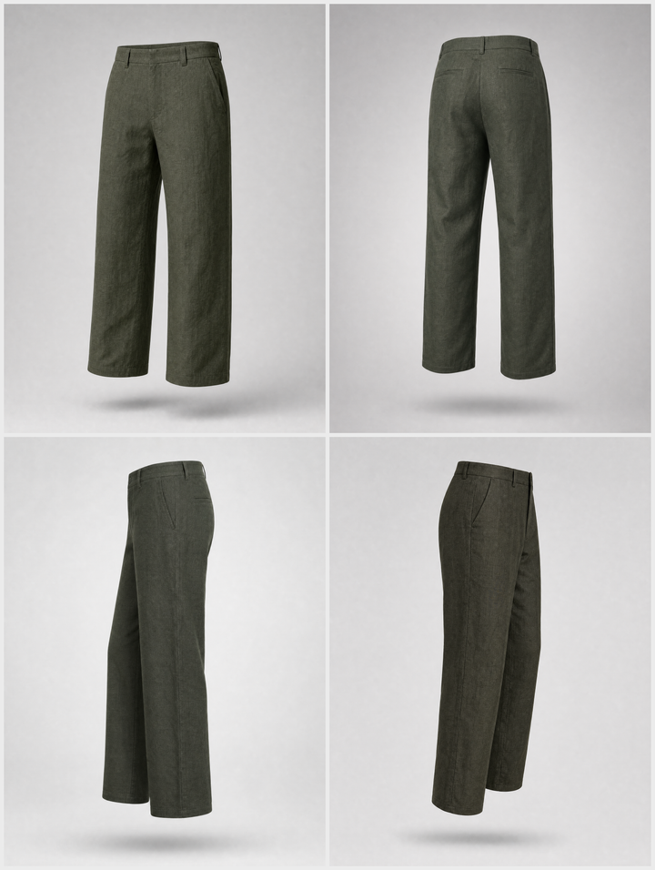 Lenin Trousers -Olive-