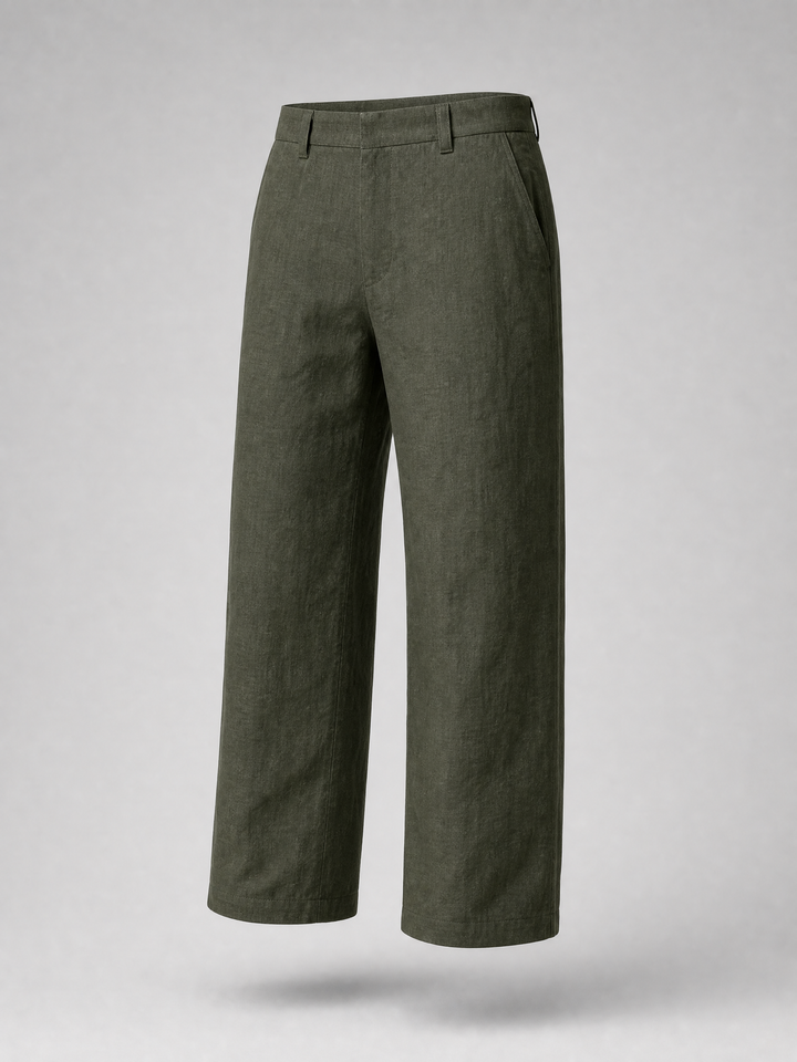 Lenin Trousers -Olive-