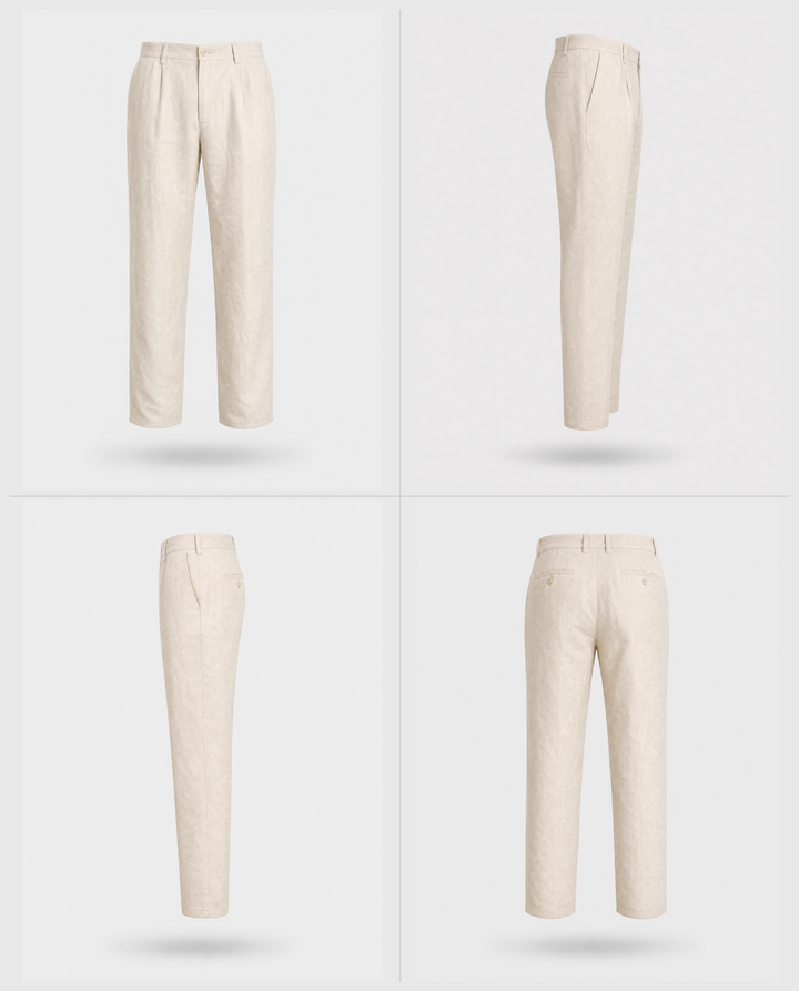 Lenin Trousers -Oat-