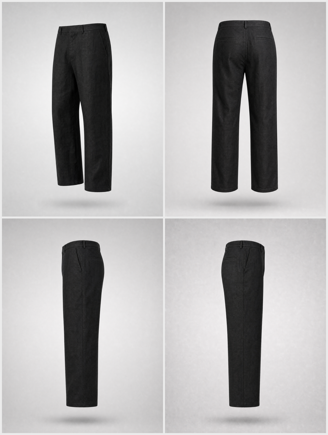 Lenin Trousers -Black-