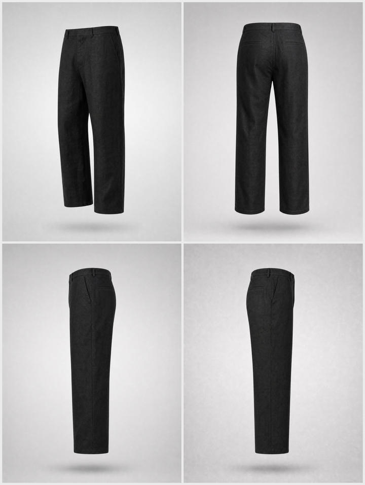 Lenin Trousers -Black-