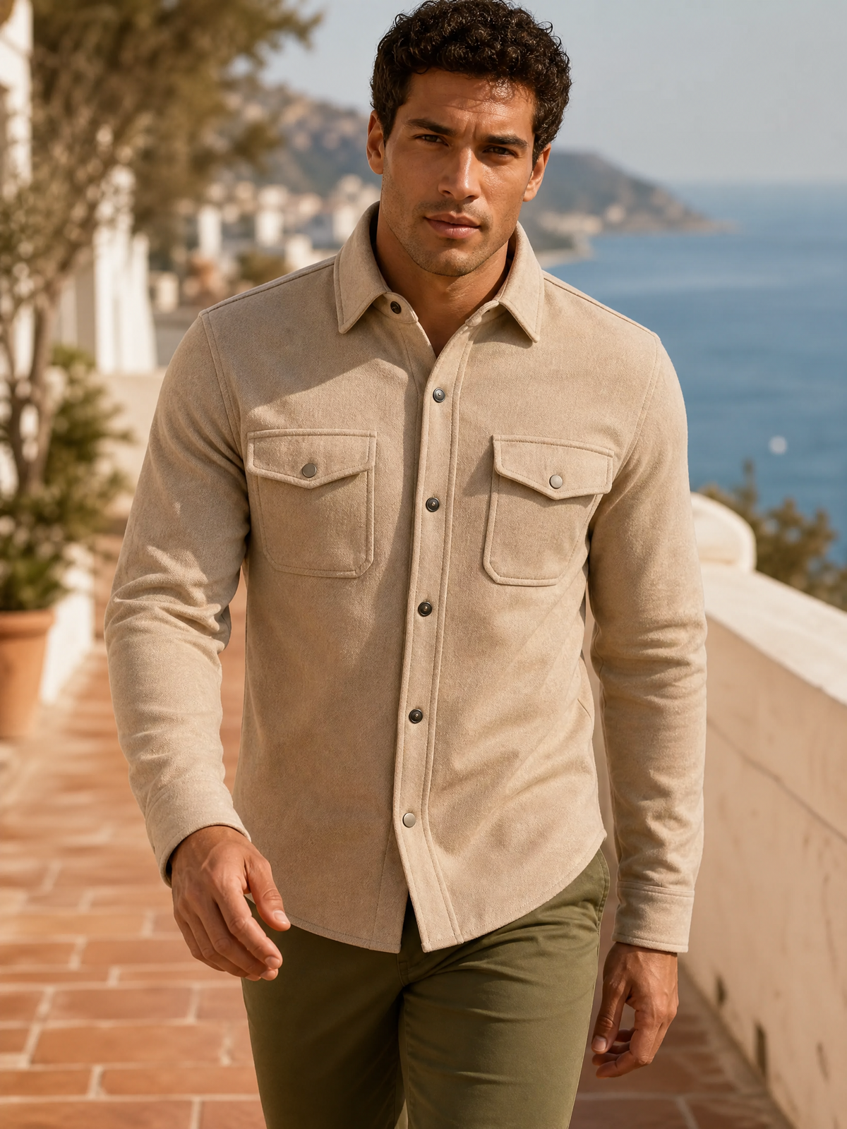 Beige Overshirt