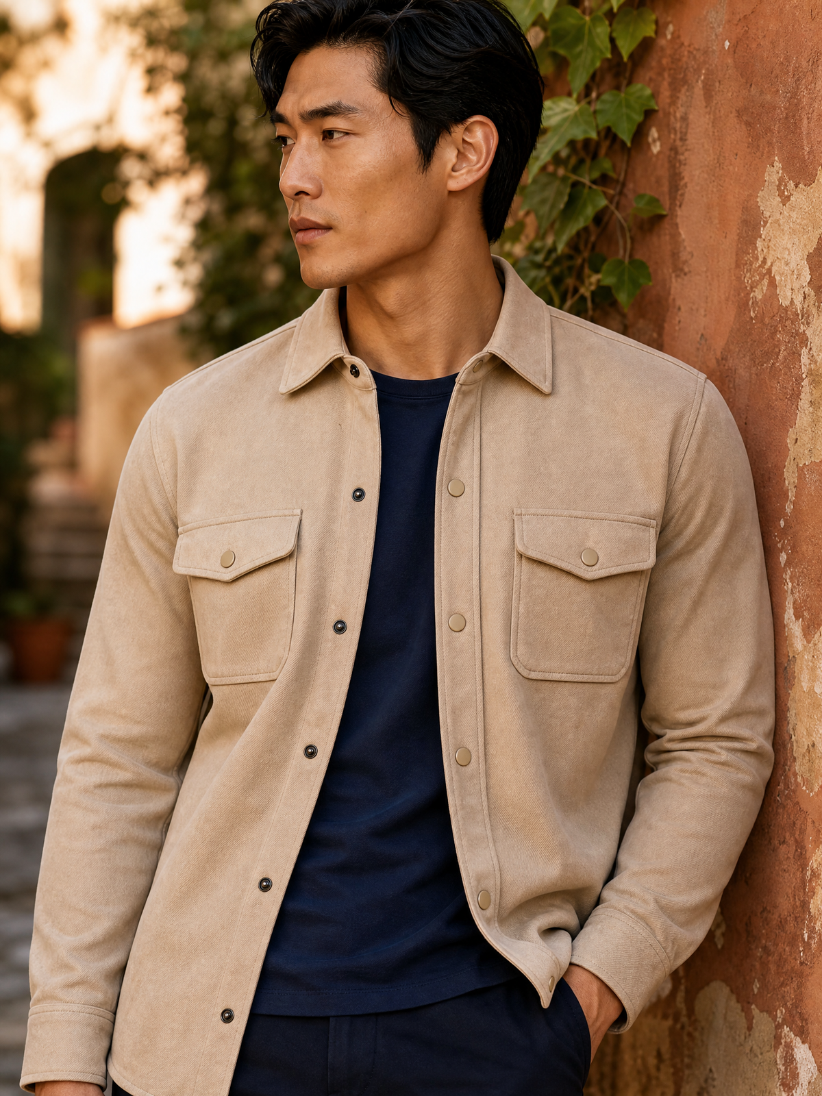 Beige Overshirt