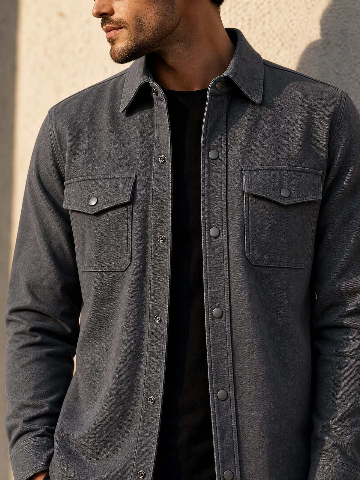 Dark Grey Overshirt