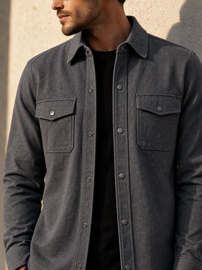 Dark Grey Overshirt