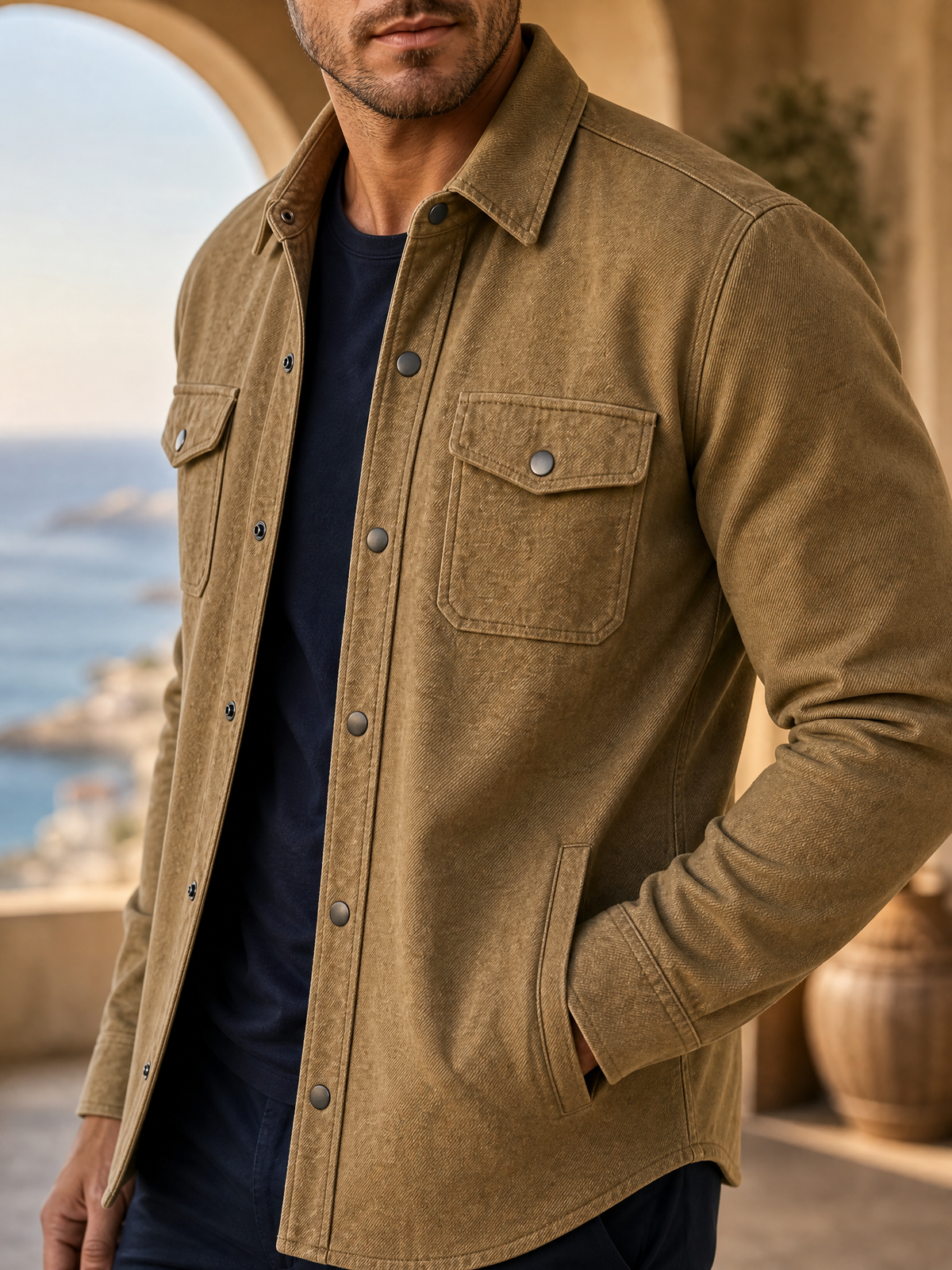 Khaki Overshirt