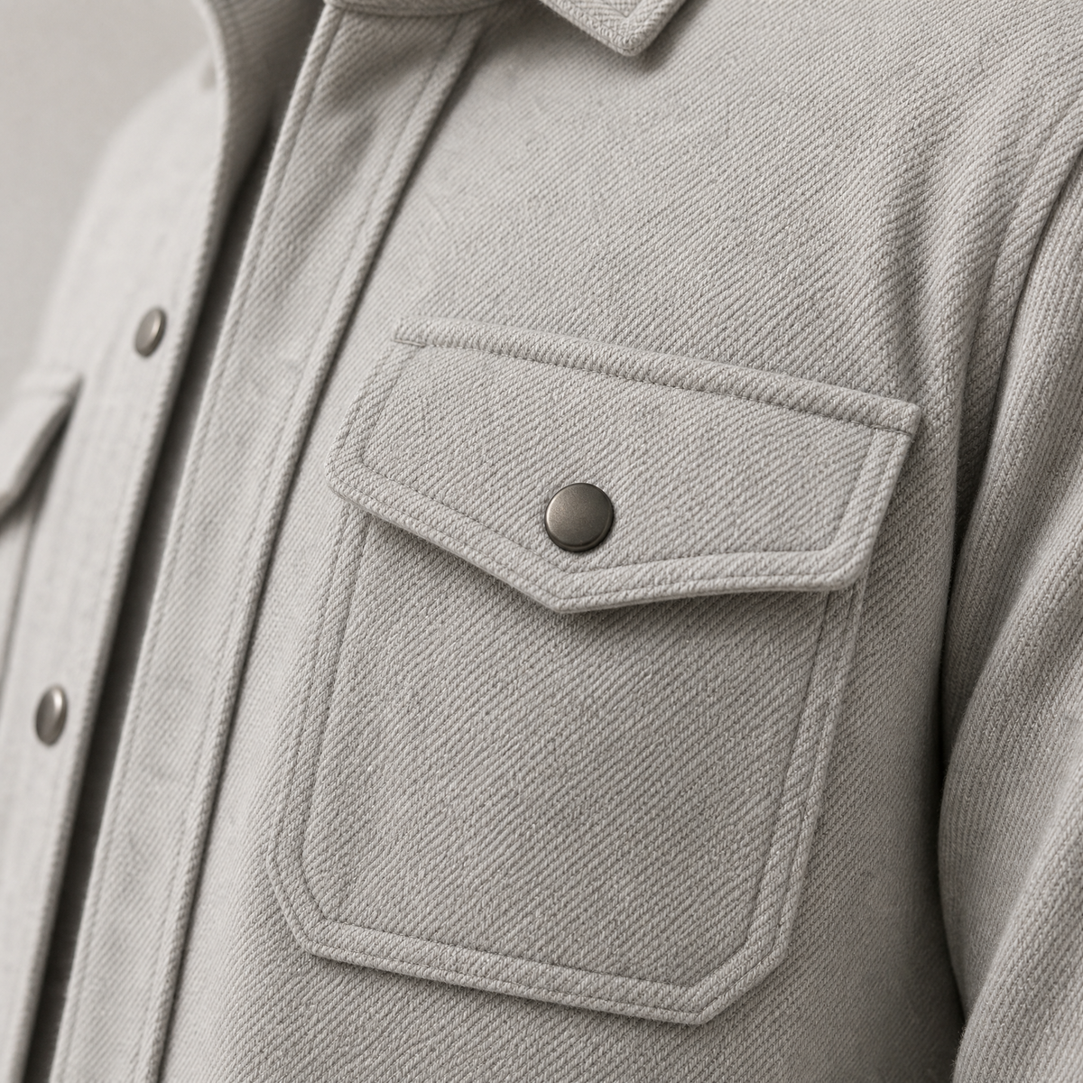 Light Grey Overshirt