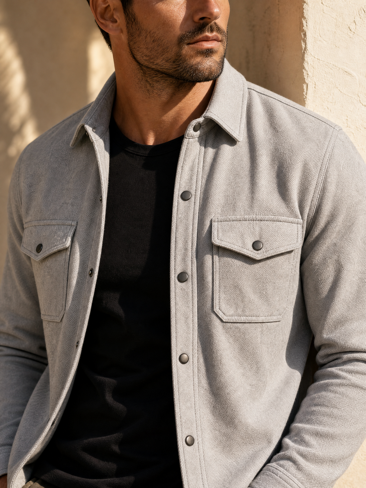 Light Grey Overshirt