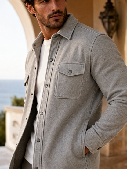 Light Grey Overshirt