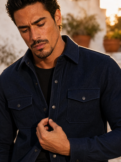 Navy Overshirt