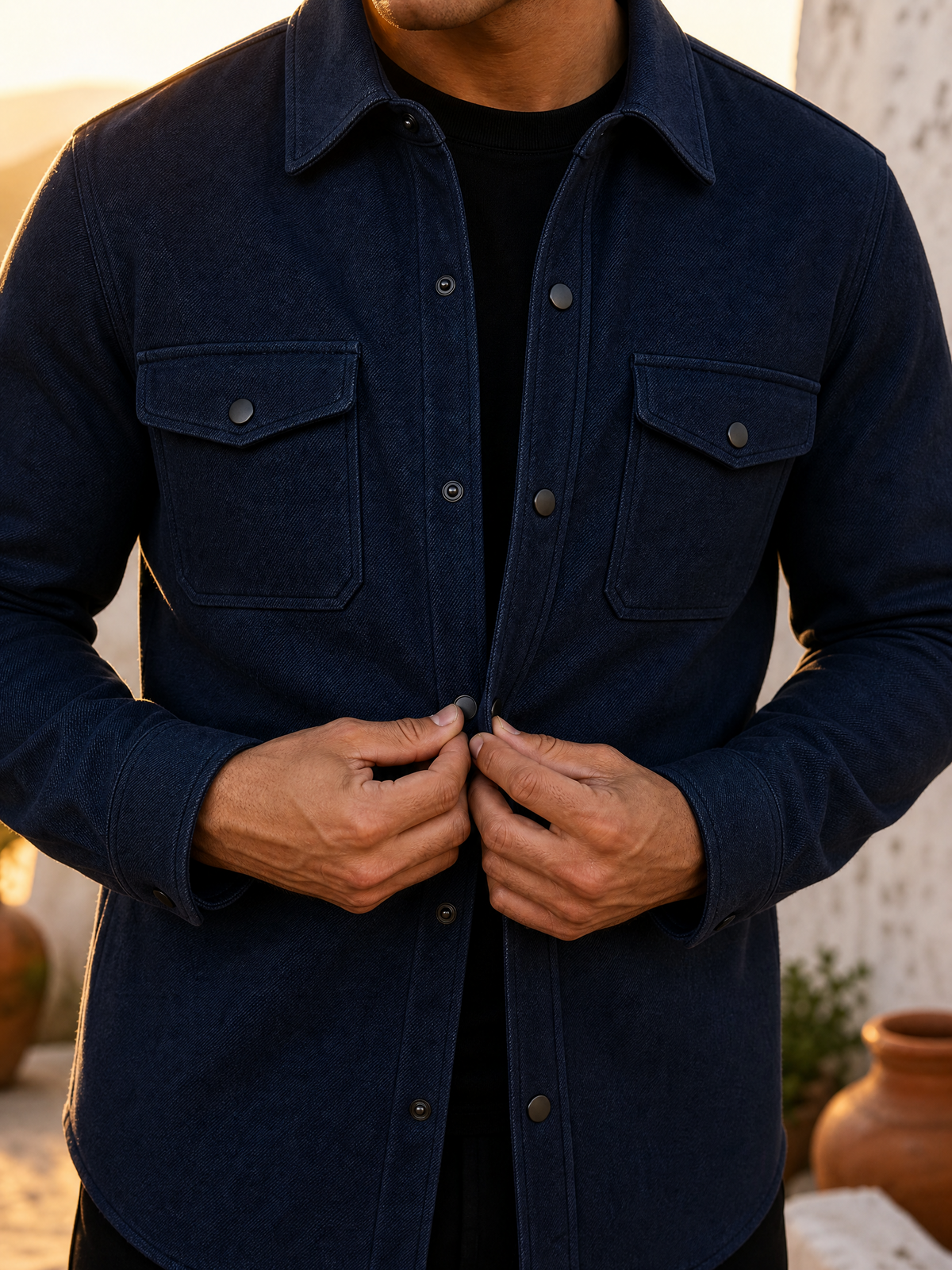 Navy Overshirt