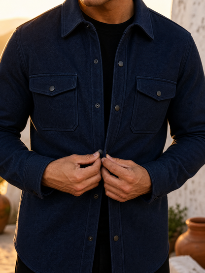 Navy Overshirt