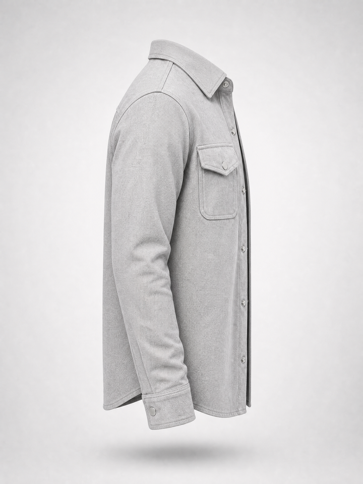 Overshirt -Light Grey-