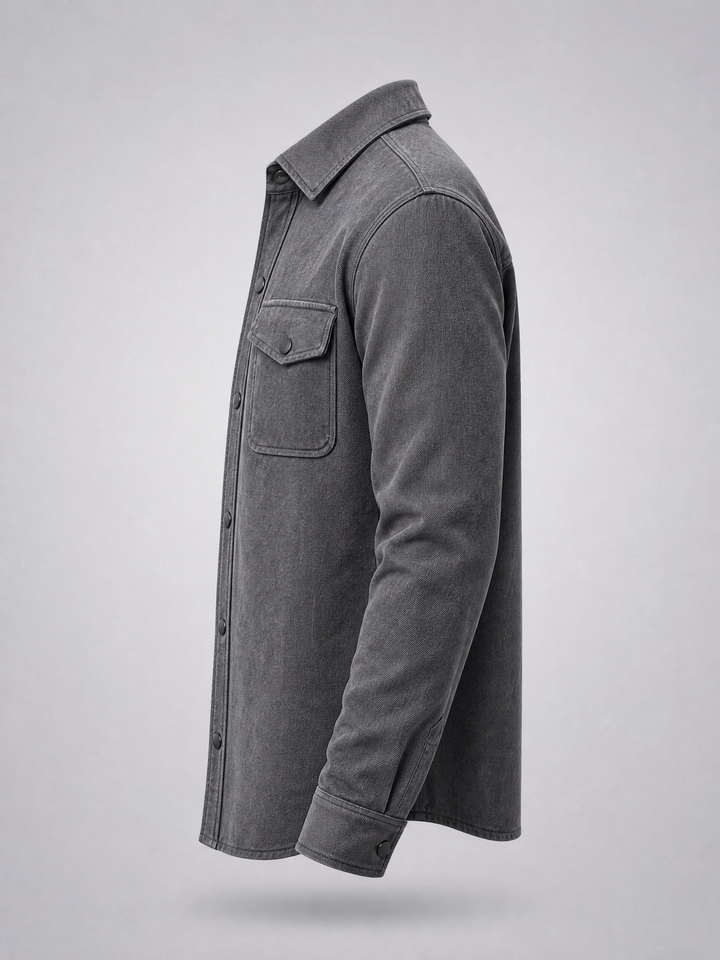 Overshirt -Dark Grey-