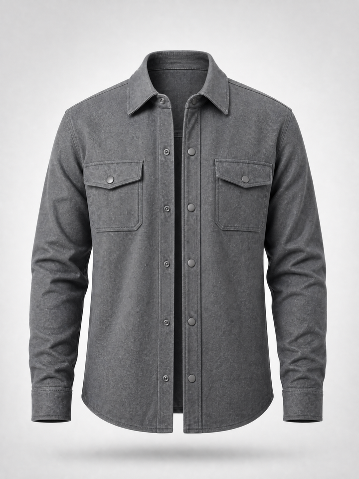 Overshirt -Dark Grey-