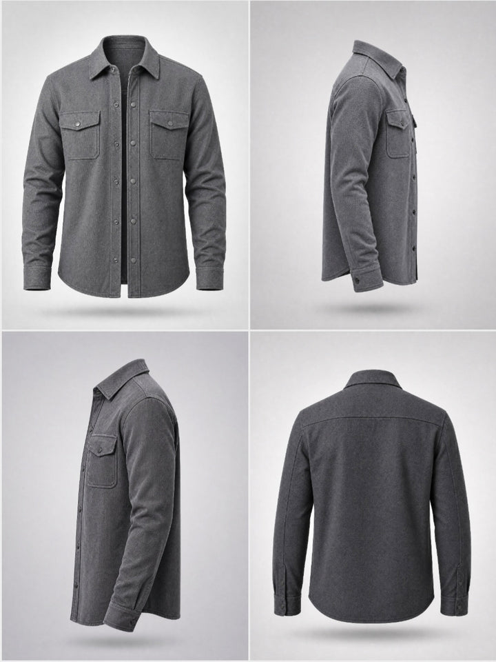 Overshirt -Dark Grey-