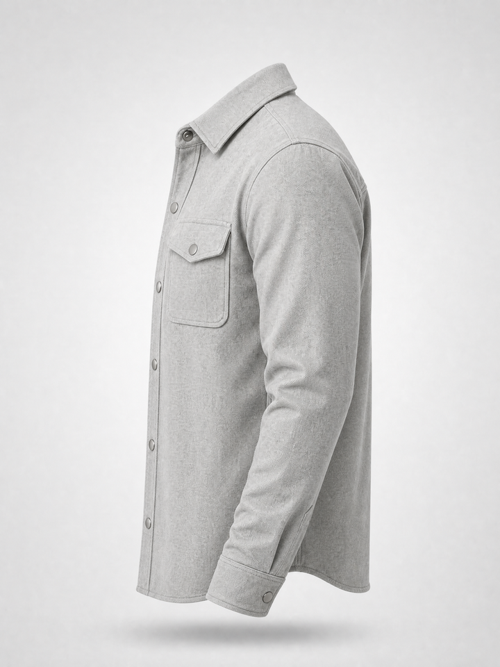 Overshirt -Light Grey-