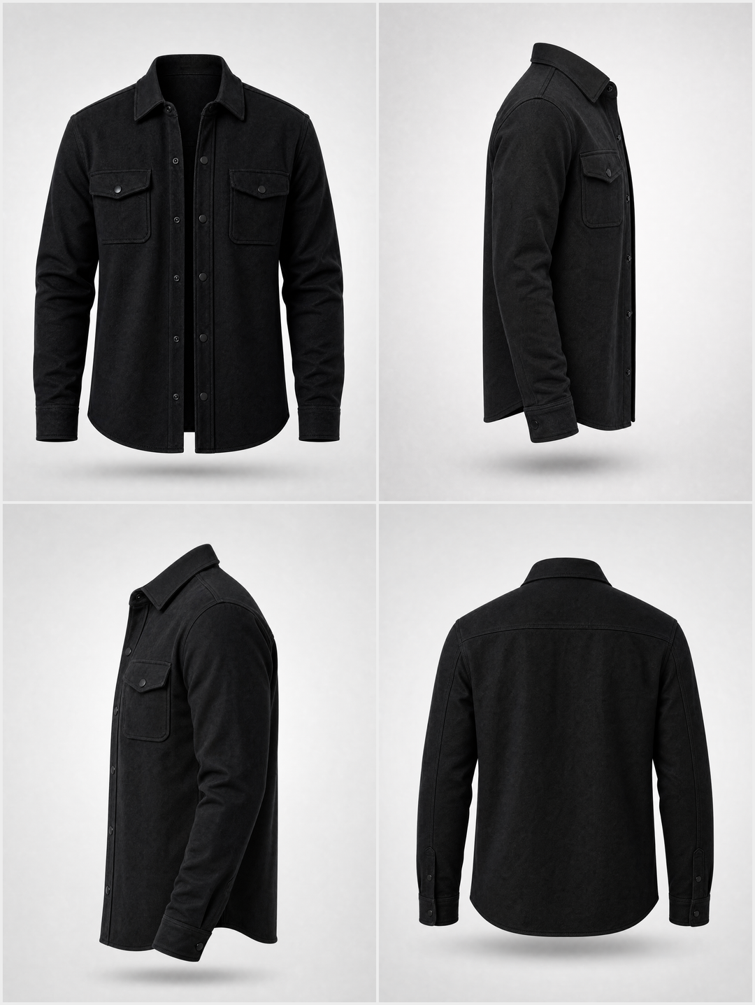 Overshirt -Black-