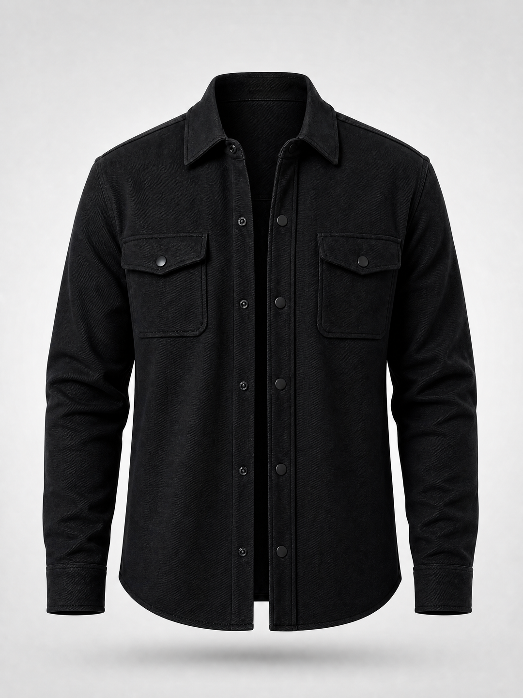 Overshirt -Black-