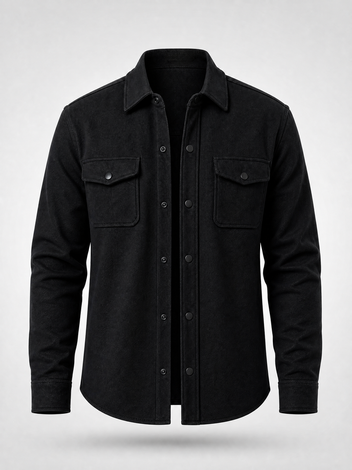 Overshirt -Black-