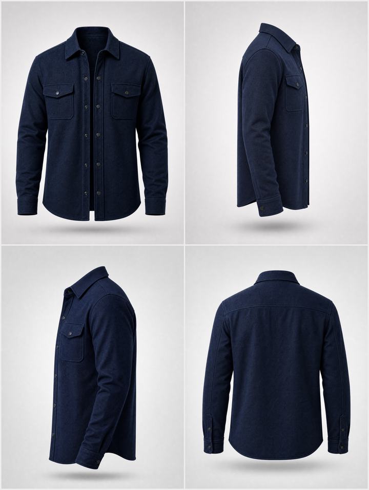 Overshirt -Navy-