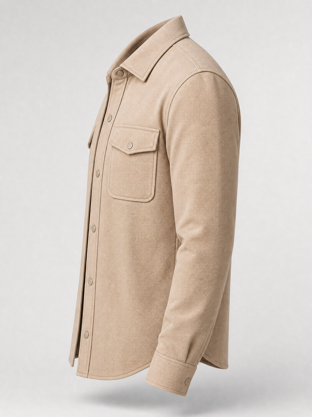 Overshirt -Beige-