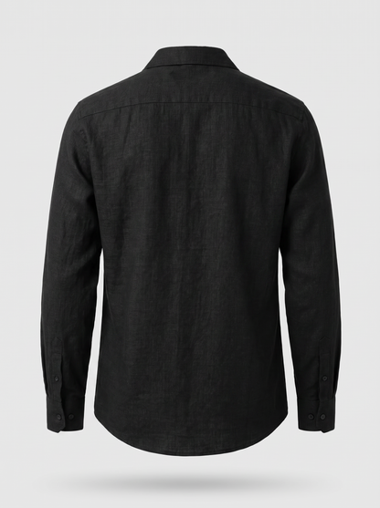 Black Linen Shirt