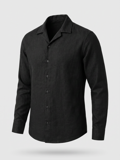 Black Linen Shirt