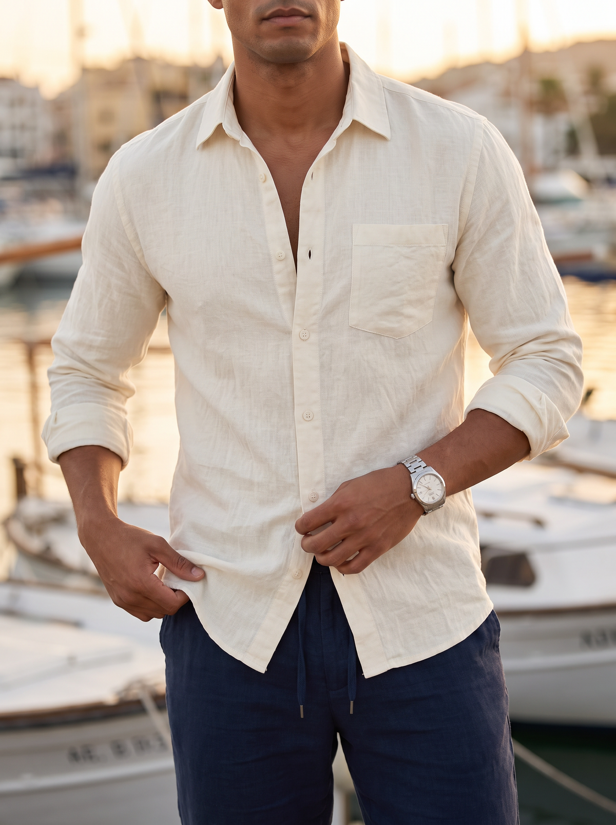 Oat Linen Shirt