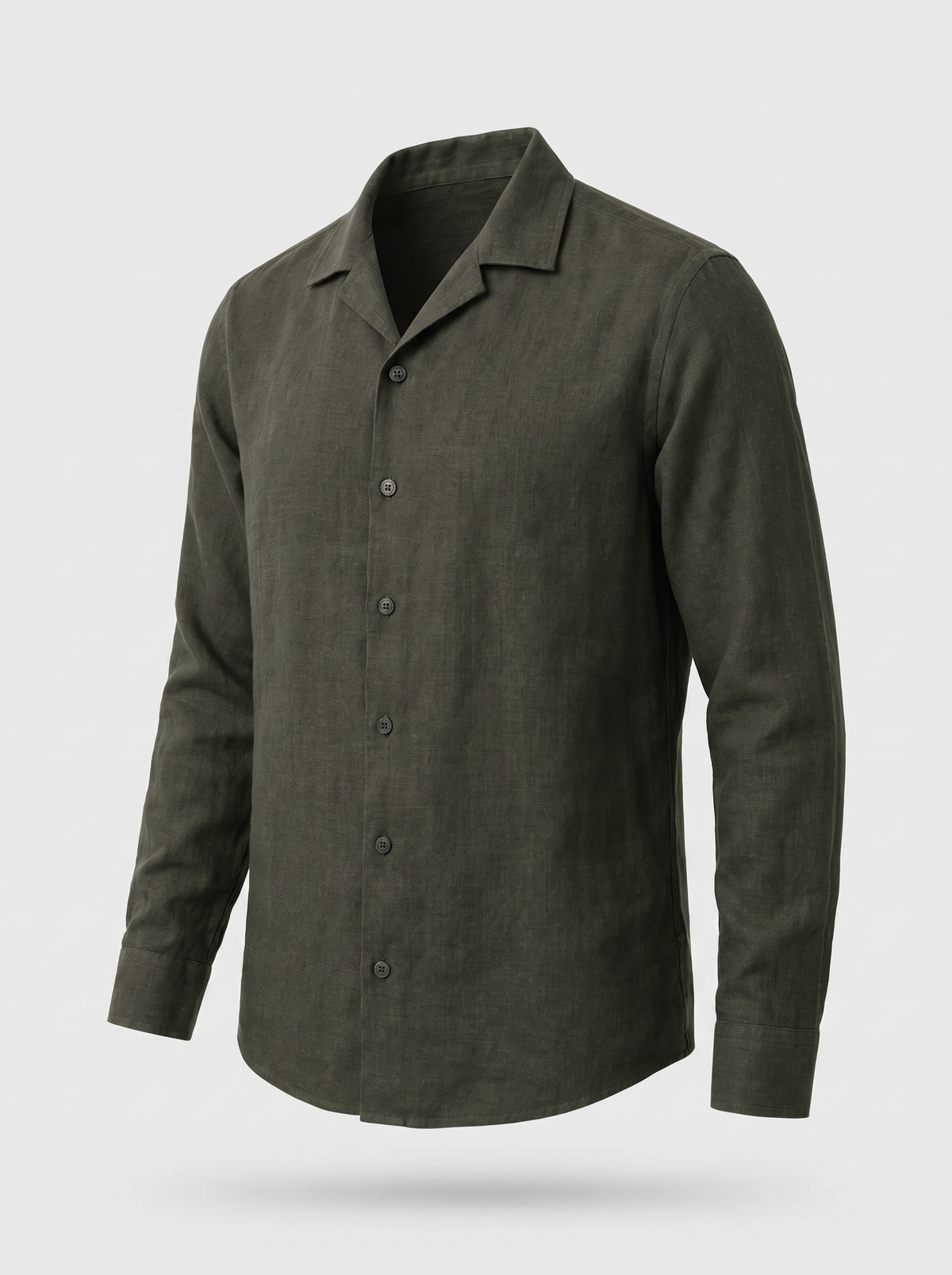 Olive Linen Shirt