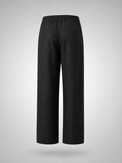 Black Linen Trousers