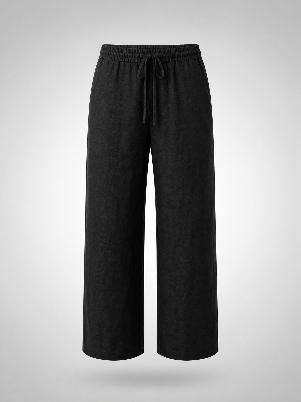 Black Linen Trousers