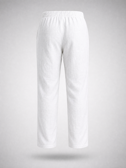 White Linen Trousers