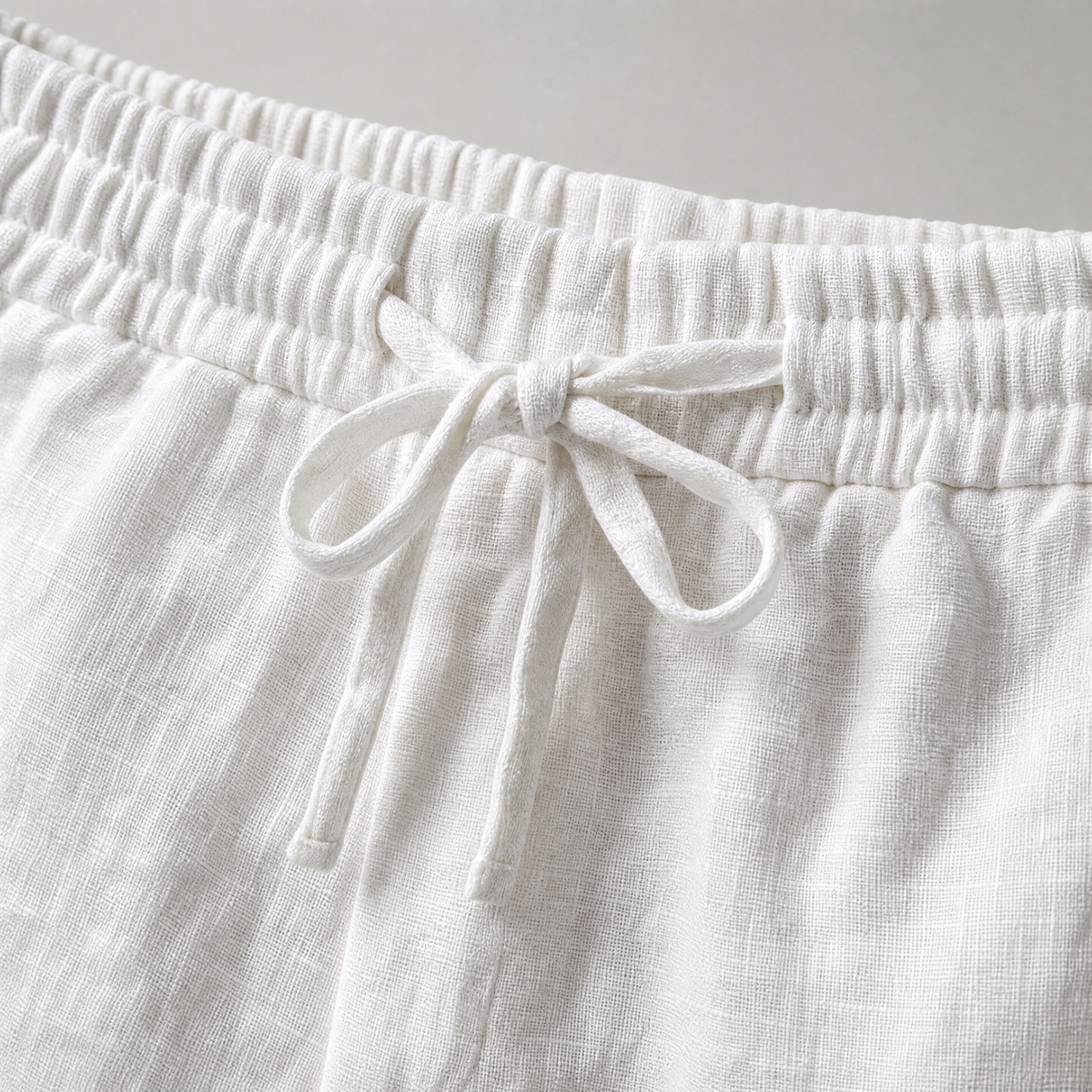 White Linen Trousers