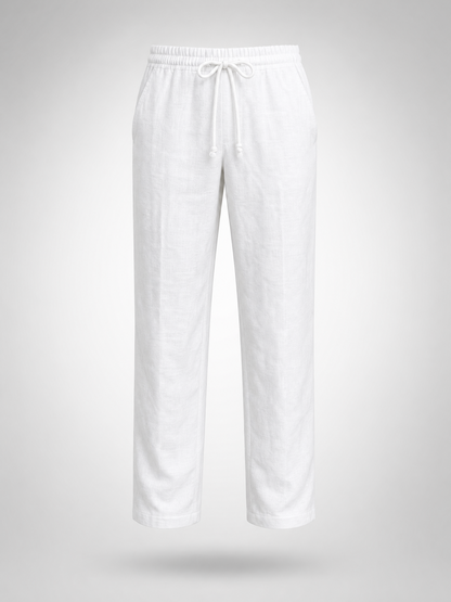 White Linen Trousers
