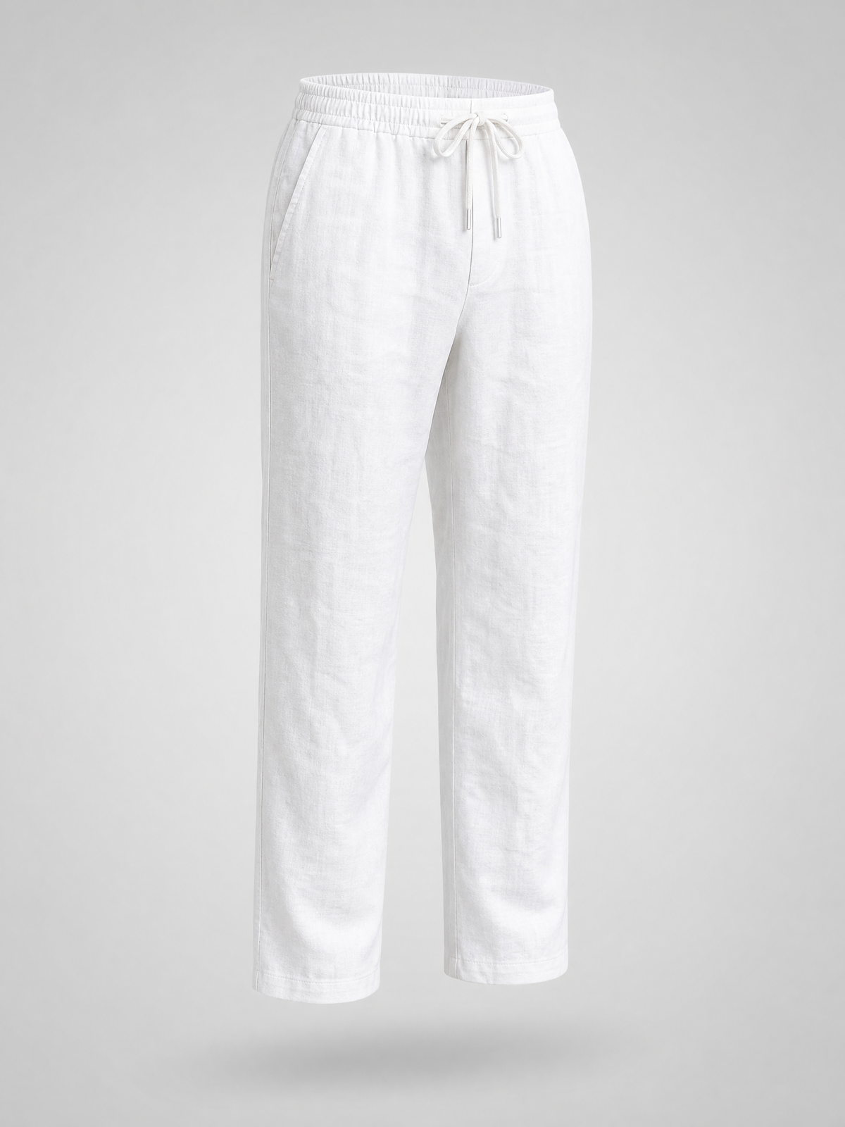 White Linen Trousers