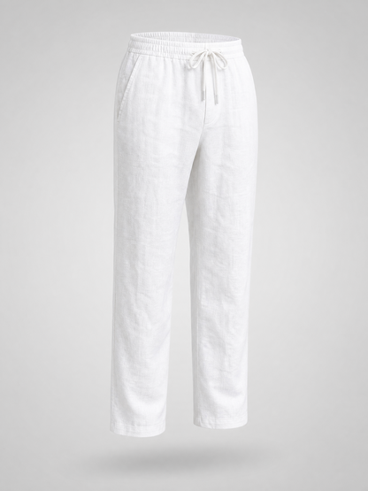 White Linen Trousers